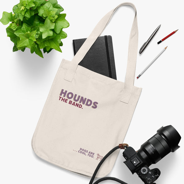 Organic Canvas Hounds Tote Bag - in Natural